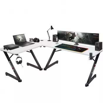 Žaidimų stalas Huzaro Hero 7.0 Baltas
