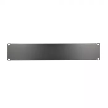 Extralink Front Blank Panel 2U 19 colių juodas plieninis aklinis skydas