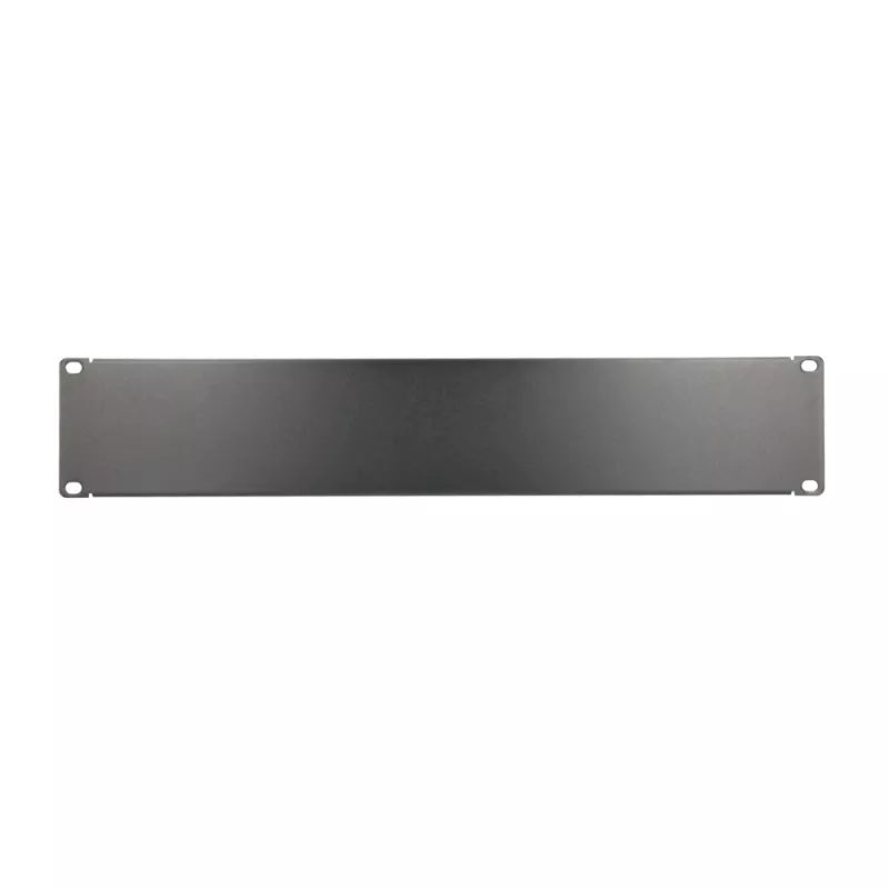 Extralink Front Blank Panel 2U 19 colių juodas plieninis aklinis skydas