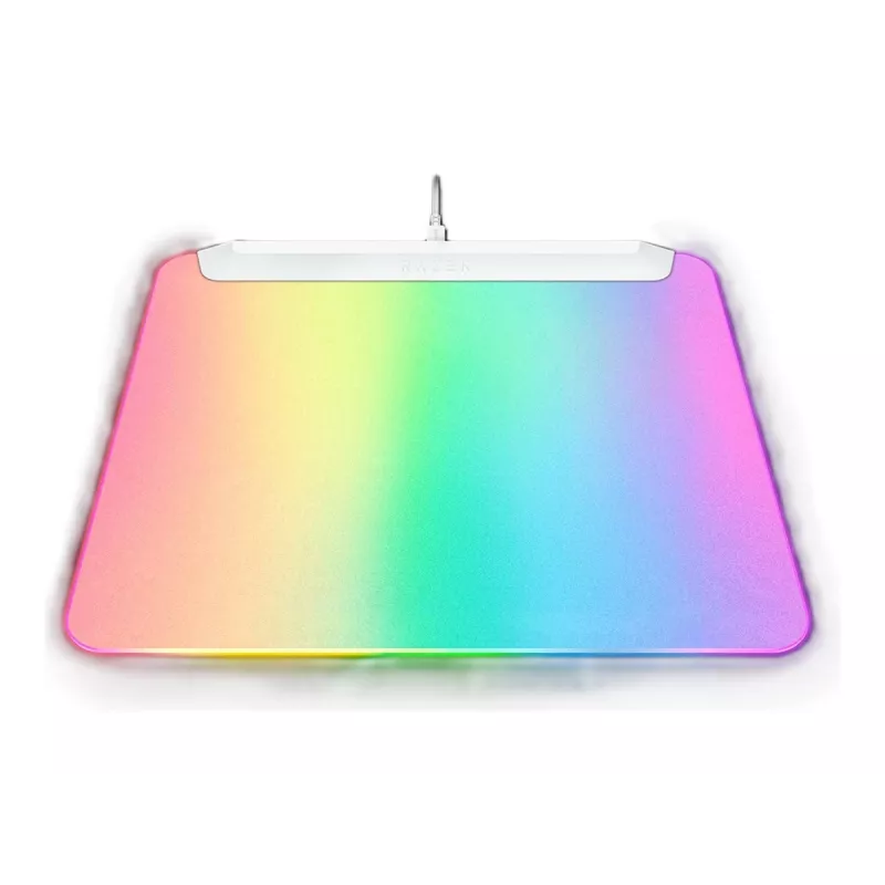 Žaidimų pelės kilimėlis Razer Firefly V2 Pro White – RGB apšvietimas, USB maitinimas, neslystantis pagrindas