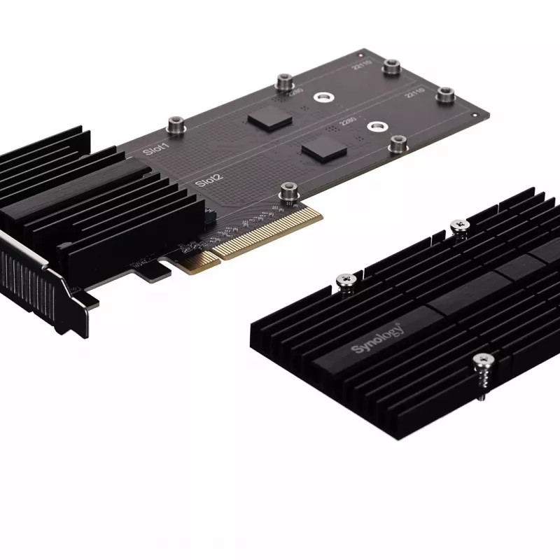 Synology M2D20 M.2 NVMe SSD adapteris PCIe