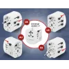 Kelioninis adapteris GEMBIRD TPA-EU2A1C15-01-W — 15W, 2× USB-A + 1× USB-C, E tipo kištukas