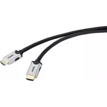 SpeaKa Professional HDMI jungiamasis laidas 2,00 m vytos poros juodas [1x HDMI kištukas - 1x HDMI kištukas] (SP-9063172)