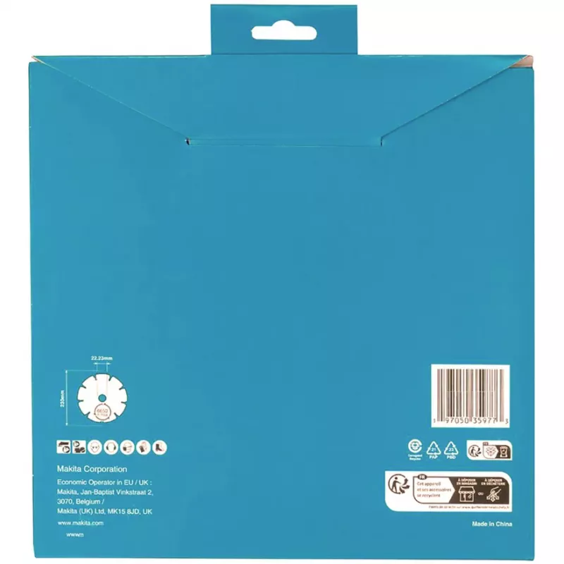 Deimantinis pjovimo diskas Makita D-80117, 230x22,23 mm
