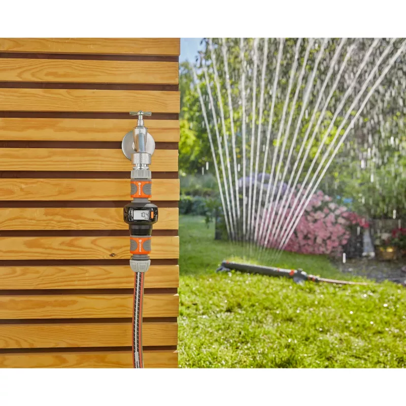 Vandens skaitiklis sodui Gardena AquaCount 18350-20 juoda/pilka/oranžinė 1 vnt.