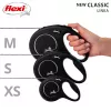 Flexi New CLASSIC 8 m Juodas šuns ištraukiamas pavadėlis