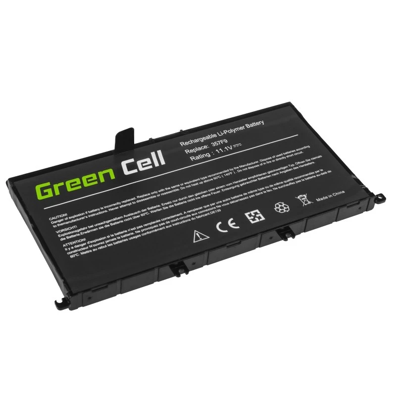 Baterija Green Cell DE139, skirta DELL Inspiron 15 5576/5577/7557/7559/7566/7567