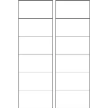 Iškirptinė etiketė HERMA 10776 8,89 cm x 4,66 cm, 12 etikečių lape