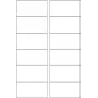 Iškirptinė etiketė HERMA 10776 8,89 cm x 4,66 cm, 12 etikečių lape