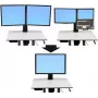 Ergotron WorkFit-C konvertavimo rinkinys iš dvigubo į vieną HD monitorių - tvirtinimo komponentas (konverterio rinkinys) LCD ekranui - ekrano dydis: 76,2 cm (30 inch) - tvirtinimo sąsaja: 100 x 100 mm