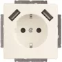 Busch-Jaeger SCHUKO-2x USB kištukinis lizdas 20 EUCB2USB-884 (2CKA002011A6277)