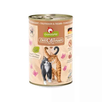 Granatapet DeliCatessen Turkey & Pheasant – šlapias ėdalas katėms 400 g