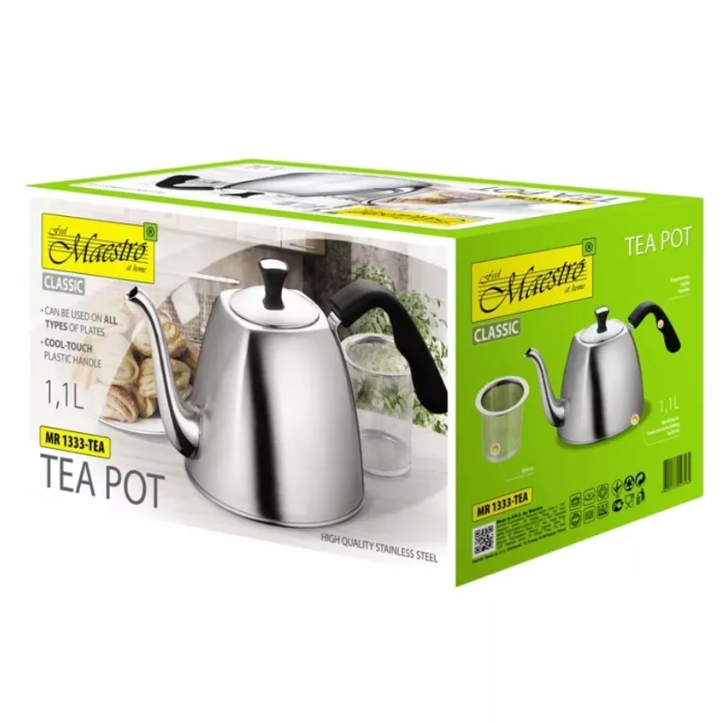 Maestro MR-1333-tea 1.1 L Nerūdijančio plieno arbatinukas
