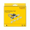 DeLOCK PCI Express x1 į 2 x Serial RS-232 plėtimosi kortelė