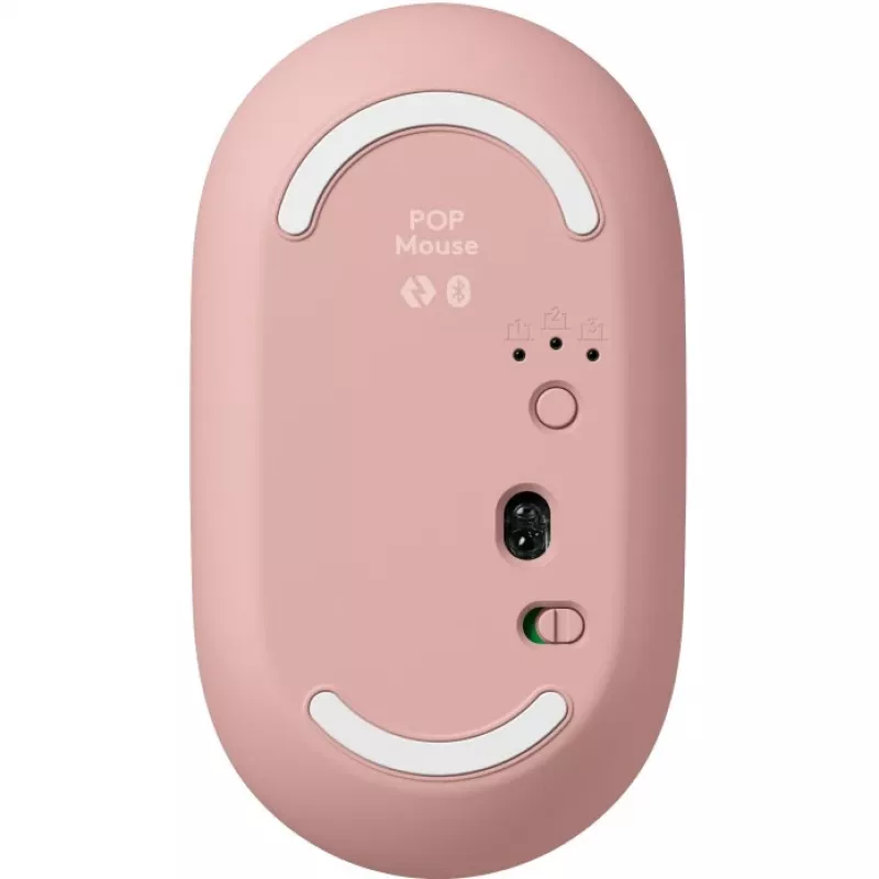 Logitech POP Icon Combo - Belaidis klaviatūros ir pelės rinkinys - Bluetooth LE - QWERTY - JAV tarptautinis - rožinė, šviesiai balta (920-013142)