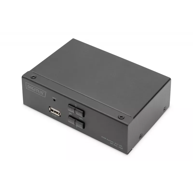 KVM jungiklis, 2x1, DisplayPort, 4K@60Hz, DS-12851