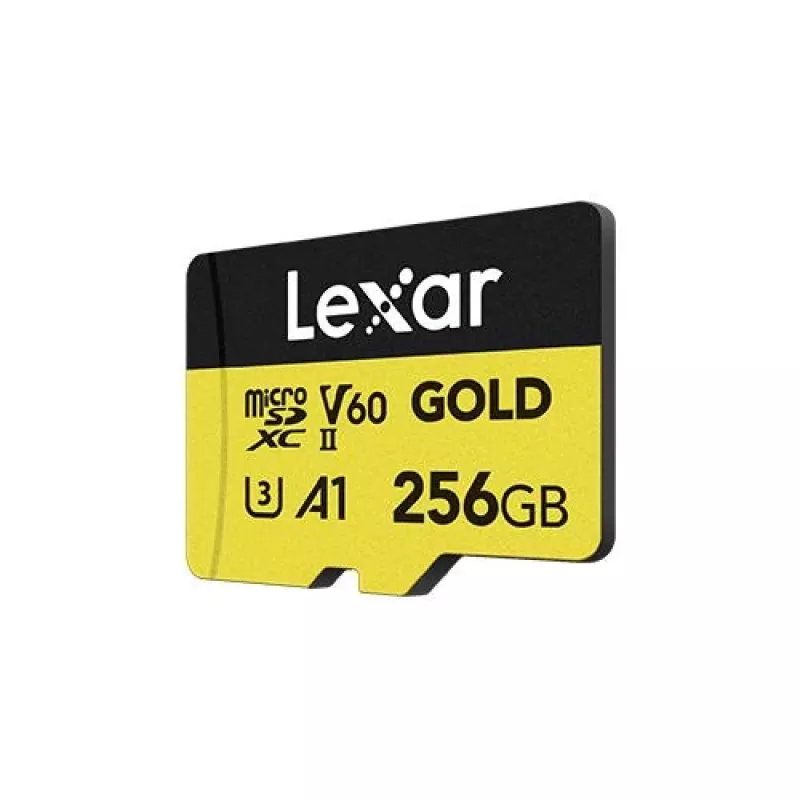 „Lexar Professional GOLD 256 GB MicroSDXC UHS-II“ atminties kortelė