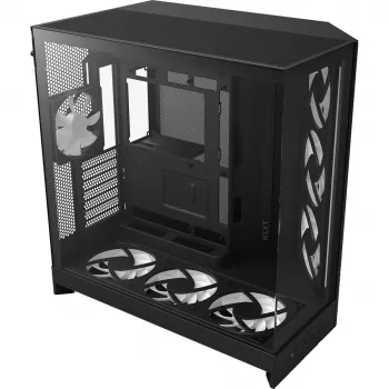 NZXT H9 Flow RGB+ Midi Tower korpusas juodas