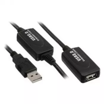 USB laidas Kindermann 5771000115 USB 2.0 15 m Juoda