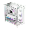 Gamemax INFINITY PRO WH ATX korpusas baltas