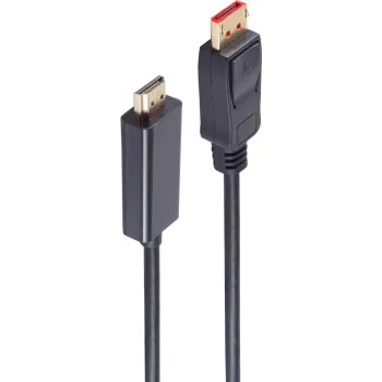 Vaizdo kabelio adapteris ShiverPeaks BS10-71045 3 m DisplayPort HDMI juodas