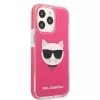 Karl Lagerfeld KLHCP13XTPECPI kietas dėklas iPhone 13 Pro Max 6,7 inch Fuchsia/FUSCHIA Choupette Head