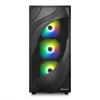Sharkoon REBEL C80G RGB Midi bokštas Juodas