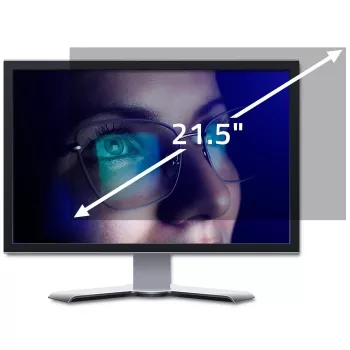 Privatumo filtras be rėmelio QOLTEC 51055 21,5 colio (16:9) LCD monitoriams, 476,6×268 mm, juodas