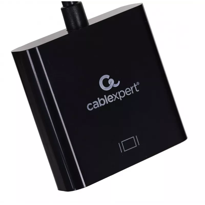 USB Type-C į HDMI adapteris Gembird A-CM-HDMIF-03, USB 2.0/3.2 Gen2, 3840×2160@30Hz, juodas