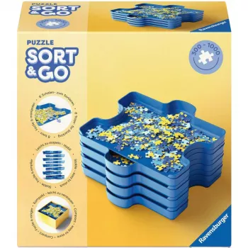 Ravensburger 12001674 – nešiojamas dėklų rinkinys smulkiems daiktams rūšiuoti ir laikyti