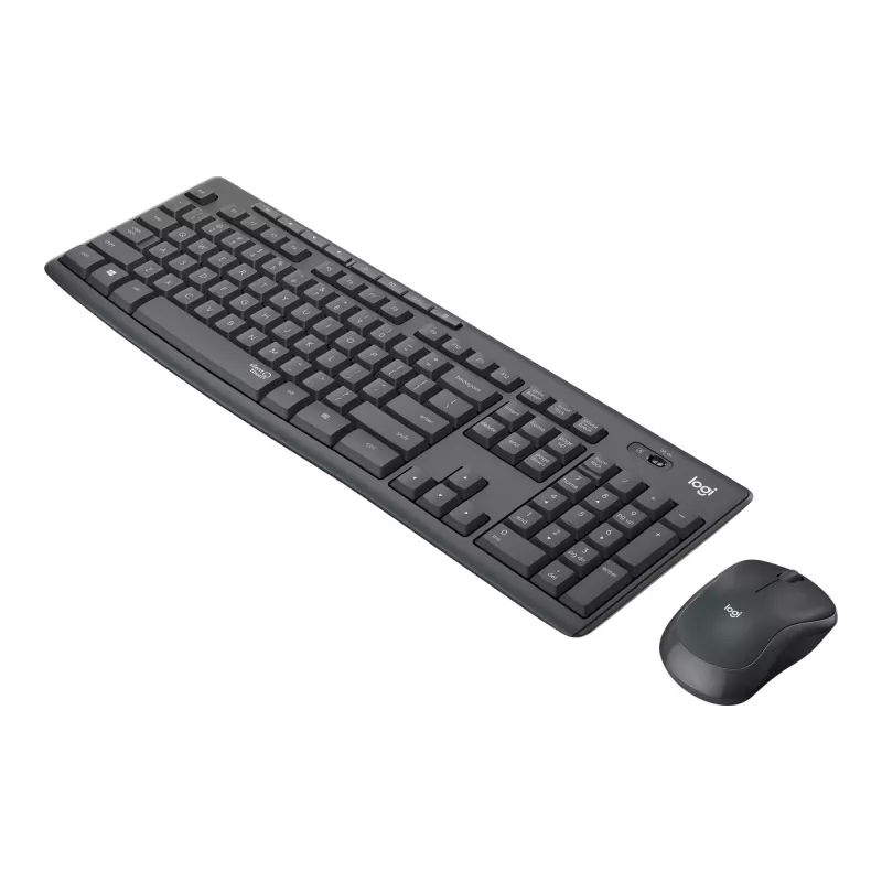 Belaidis klaviatūros ir pelės rinkinys Logitech MK295 Silent