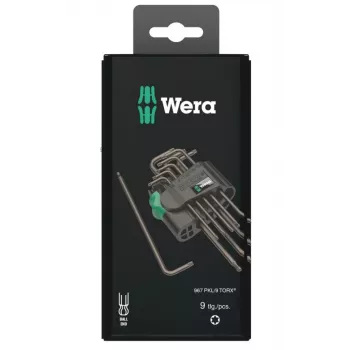 L-TORX raktų rinkinys Wera 05073598001, 9 dalių