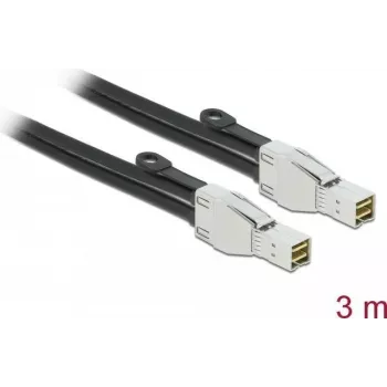 PCI Express kabelis DeLOCK Mini SAS HD SFF-8674 į SFF-8674 3 m