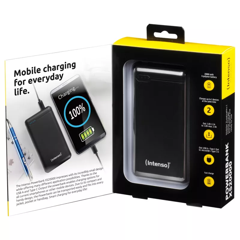 Intenso XS20000 powerbank – Li-pol