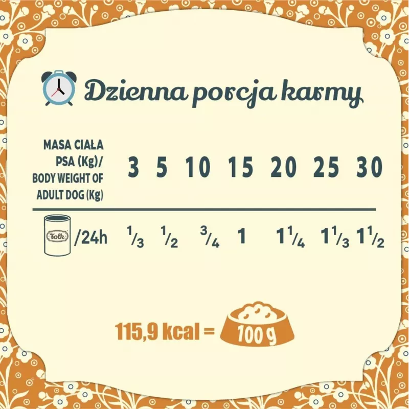 FOLK Traditional polish rabbit feast - šlapias šunų ėdalas - 800g