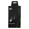 USB 2.0 kabelis Green Cell KABGC23, USB A – Micro-USB B, 0,3 m, juodas