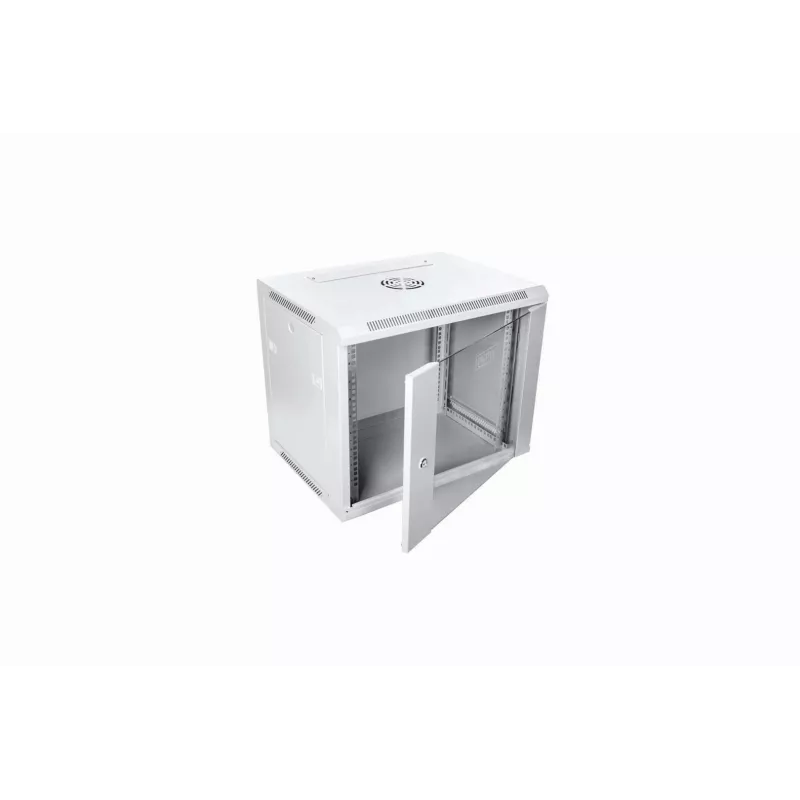 Digitus DN-W19 09U/450 sieninis 9U spintos stovas 19 inch šviesiai pilkas