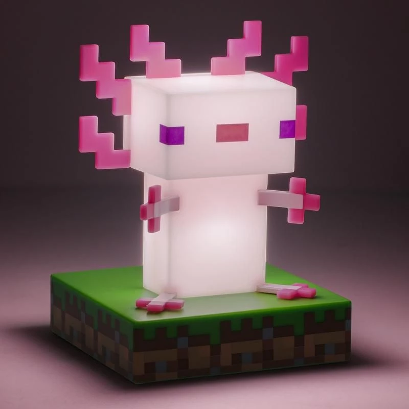 Paladone Minecraft Axolotl Piktogramos Šviesa