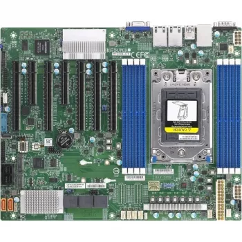 Super Micro SUPERMICRO H12SSL-CT - Pagrindinė plokštė - ATX - Socket SP3 - USB 3.0 - 2 x 10 Gigabit LAN - Integruota grafika (MBD-H12SSL-CT-B)