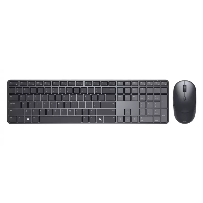 DELL Pro 7 Slim KM726 klaviatūra ir pelė RF Wireless + Bluetooth QWERTY US International juoda