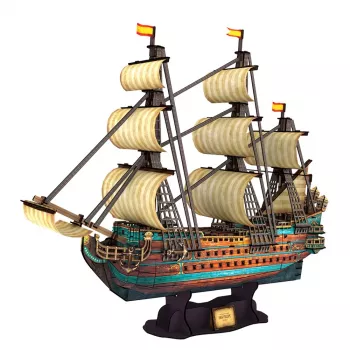 3D dėlionė Burinis laivas Ispanijos Armada San Felipe