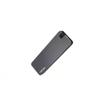 SSD dėklas NATEC Rhino M.2 NVMe Juodas 2 TB USB Type-C, M.2 NVMe, USB 3.1 Gen 2, palaiko 30 mm