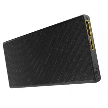 Nešiojamas maitinimo bankas Nitecore CARBO 10000 – Ličio jonų 10000 mAh, 38 W PD, USB-A + USB-C, pilkas