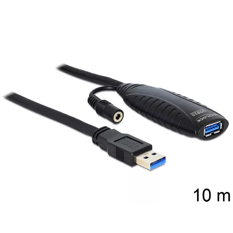 USB kabelis DeLOCK USB 3.0 A (vyriškas) – USB 3.0 A (moteriškas) 10 m