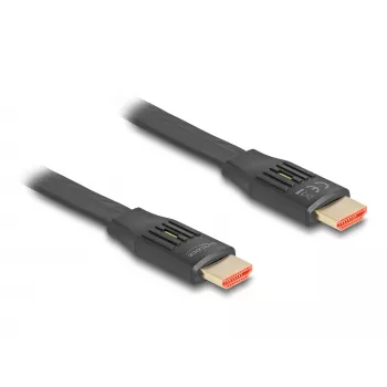 DeLOCK HDMI laidas 2 m, A tipo kištukas į A tipo kištuką, 48 Gbit/s, juodas