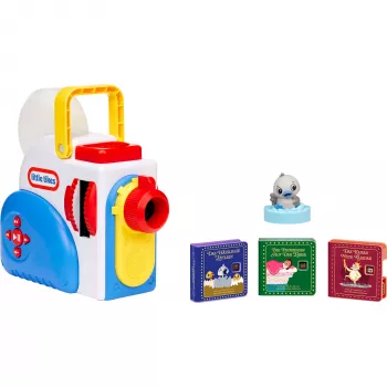 Little Tikes Story Dream Machine su pasakų kolekcijos grotuvu