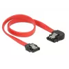 SATA kabelis DeLOCK 83963 0,3 m SATA 7-pin Juodas Raudonas