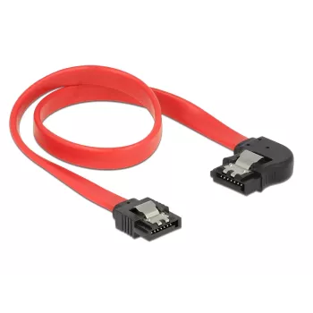 SATA kabelis DeLOCK 83963 0,3 m SATA 7-pin Juodas Raudonas