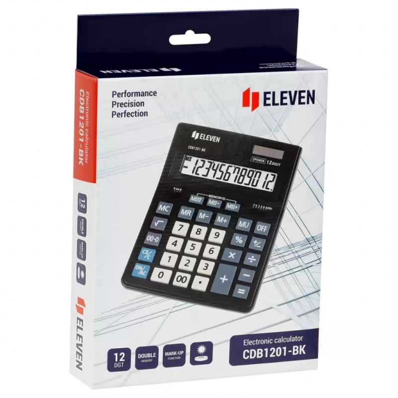 Eleven CDB1201-BK (EU) biuro skaičiuotuvas