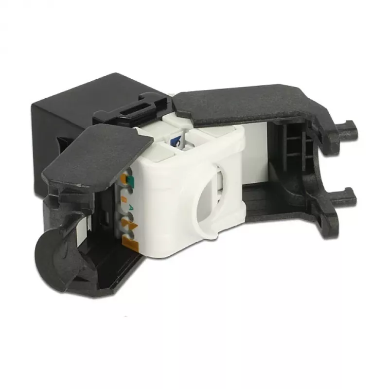 Delock 86267 Keystone modulis RJ45 į LSA Cat.6A UTP, juodas